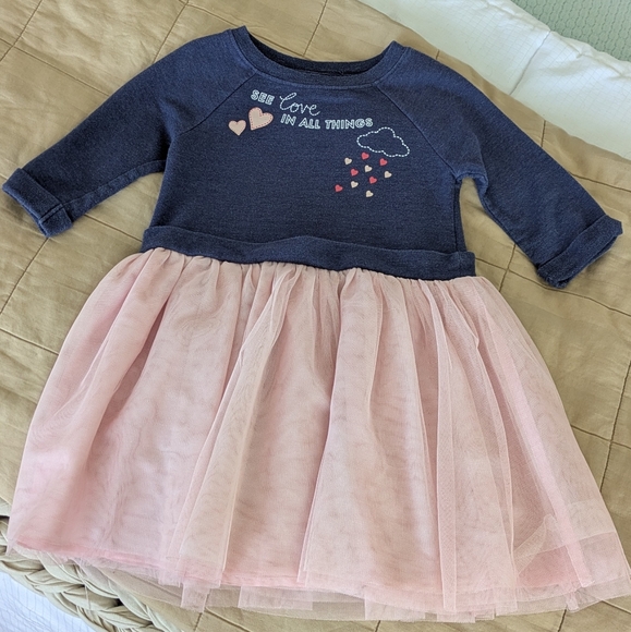 Long sleeve heart tutu dresses - Picture 2 of 5